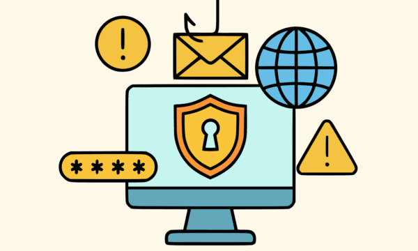 Free cybercrime security scam vector