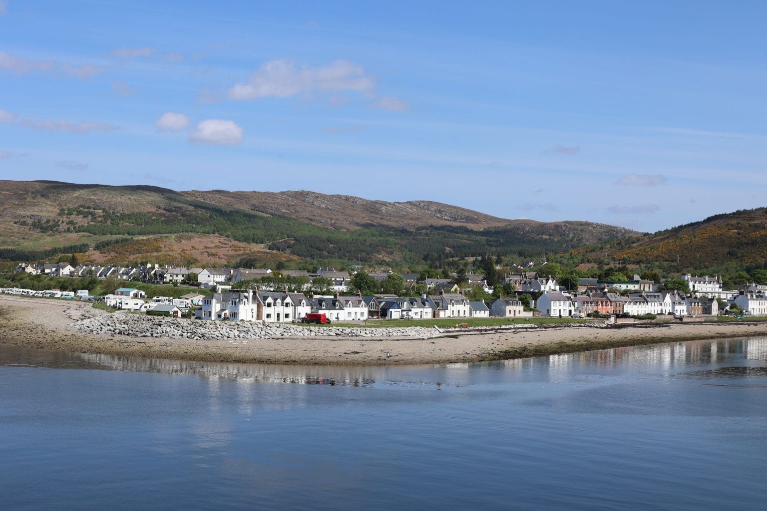Ullapool from the Stornoway ferry