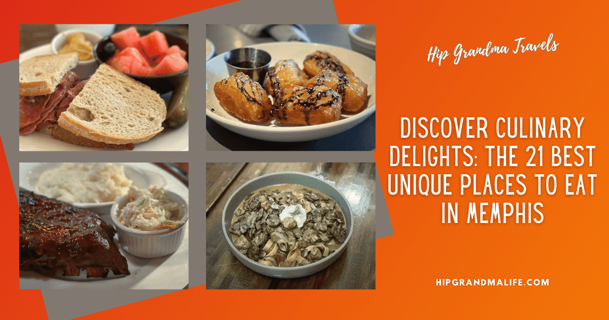 Creamy mushroom dish with garlic on a wooden table, showcasing popular Memphis culinary delight.