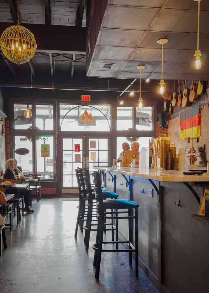 The interior of Rolf's