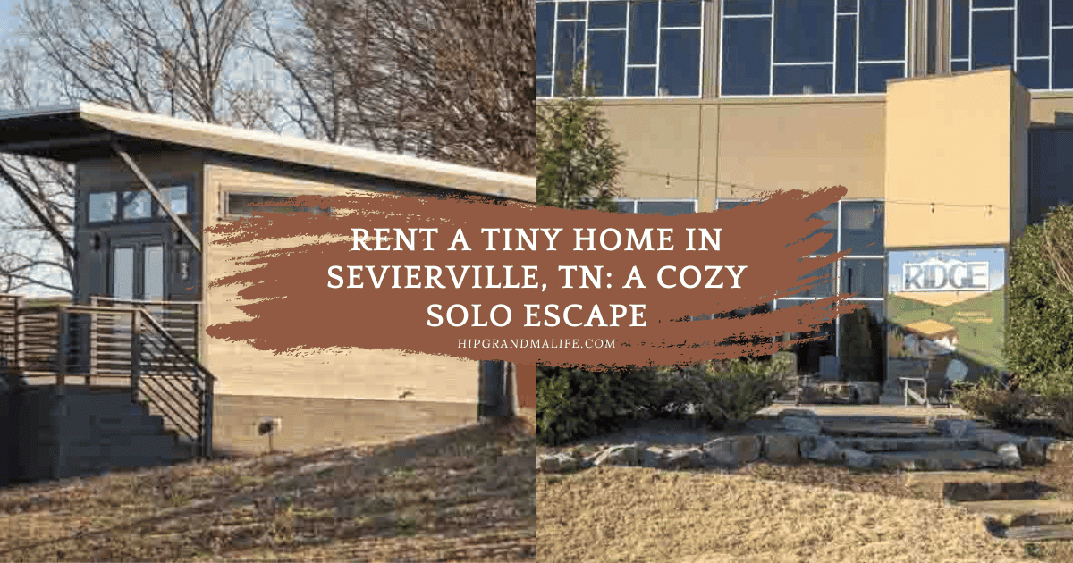 Tiny home in Sevierville, TN, ideal for solo travelers seeking a cozy and affordable escape; features modern design, outdoor seating, and scenic surroundings for relaxing getaways.