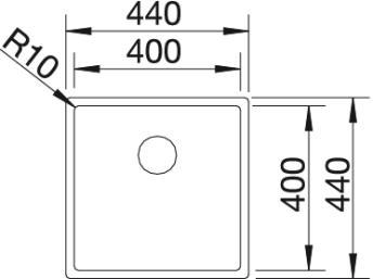 ⁦כיור בלאנקו קלרון 400if⁩ – תמונה ⁦2⁩