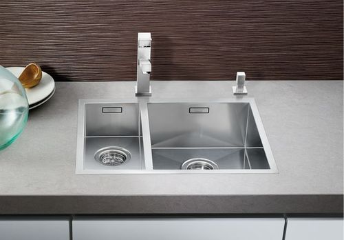 ⁦כיור בלאנקו זירוקס 180/340ifn כפול דגם אחד וחצי⁩ – תמונה ⁦2⁩