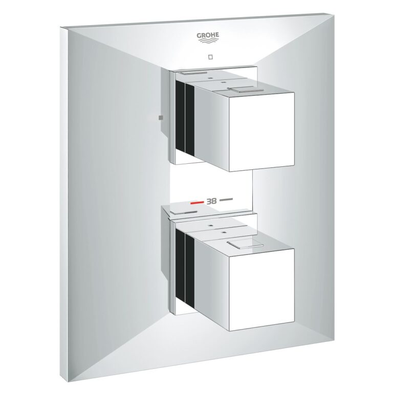 אינטרפוץ 3 דרך תרמוסטטי GROHE דגם 19791000 בגימור ניקל מבריק תוצרת גרמניה