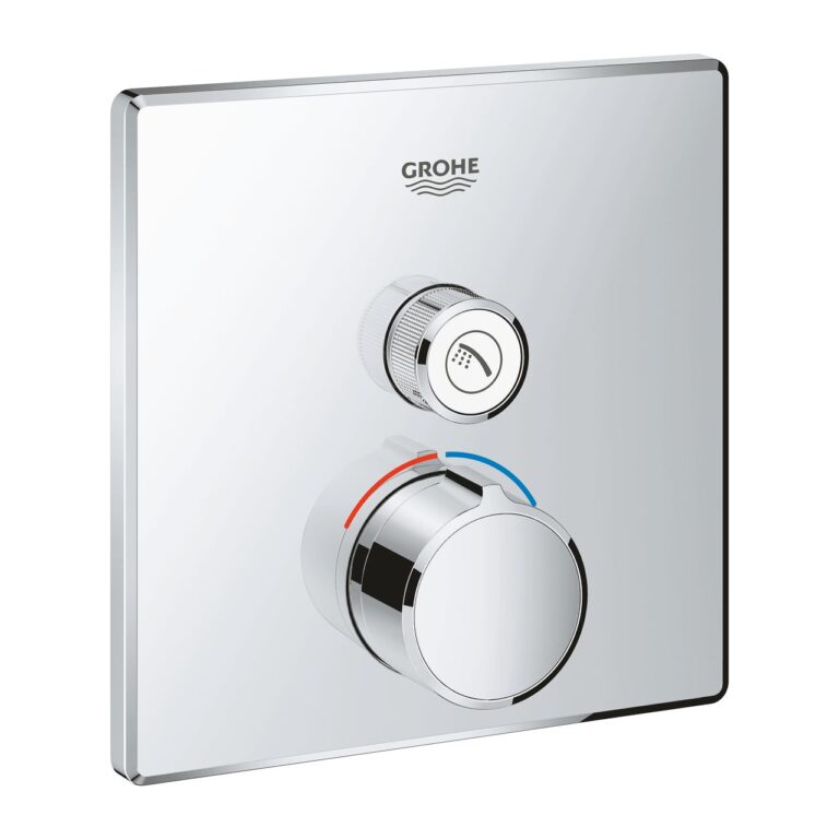 אינטרפוץ 3 דרך תרמוסטטי GROHE SmartControl דגם 29147000 בגימור ניקל מבריק עם בקרה חכמה