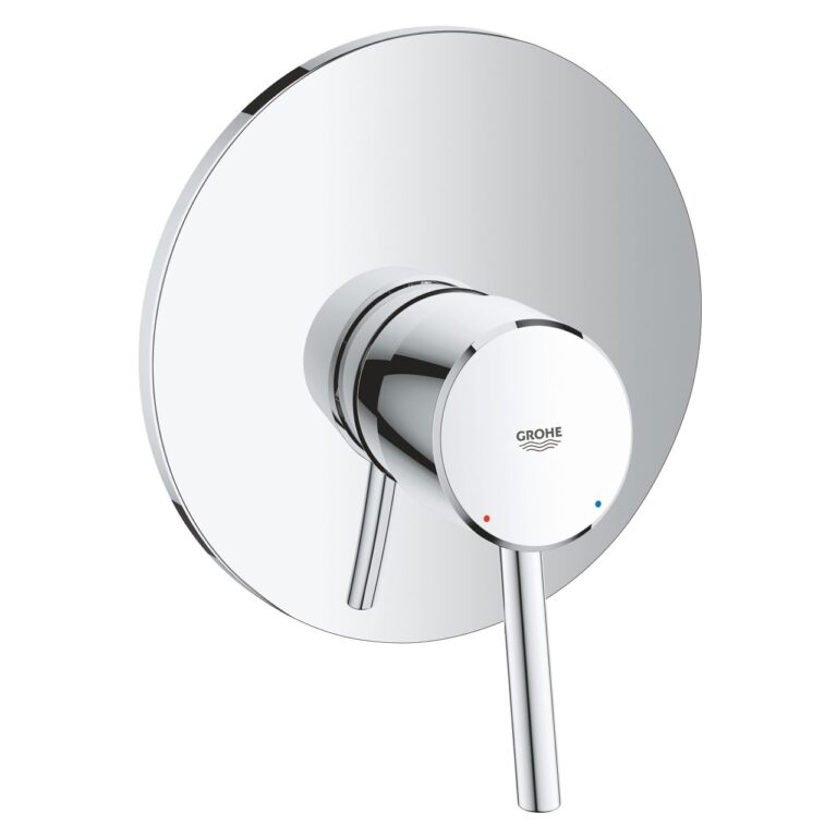 ערכה מלאה חיצונית ופנימית לאינטרפוץ 3 דרך GROHE CONCETTO דגם 32213001 בצבע ניקל