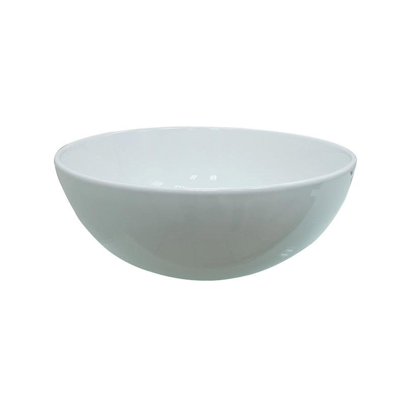 כיור מונח חרס דגם 9462W - כיור חרס מיני 28x28 ס"מ לאמבטיה - כיור מונח קטן לארון - כיור חרס איכותי 12 ס"מ גובה קומפקטי מעוצב