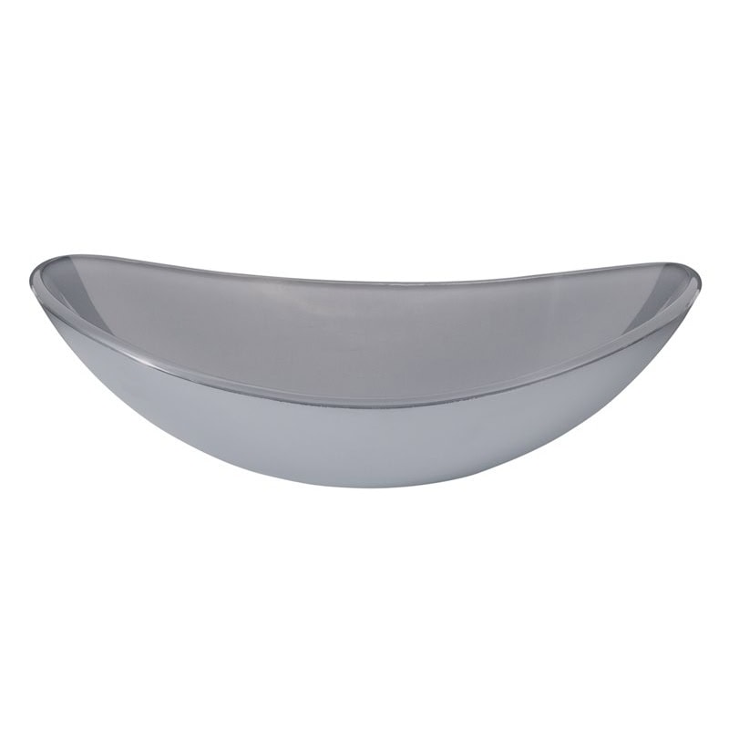 כיור מונח זכוכית דגם 9471 - כיור זכוכית 56x36 ס"מ לאמבטיה - כיור מונח זכוכית לארון - כיור זכוכית איכותי 14 ס"מ גובה מעוצב