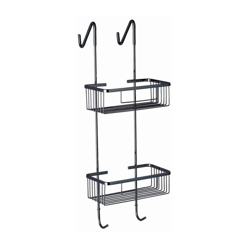 סבונייה רשת פינתית בשלושה גדלים 30x12x6/40x12x6/20x11x5 ס"מ - סבונייה פינתית לאחסון מוצרי רחצה