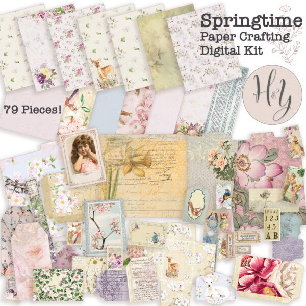 Spring Junk Journal Kit