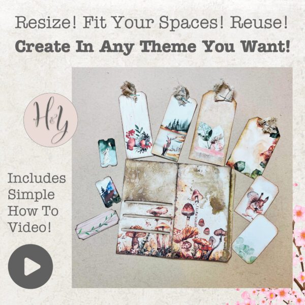 Peoduct use image for Canva Template Slotted Pockets