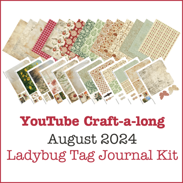 August 2024 Tag Journal Kit - Ladybug Love