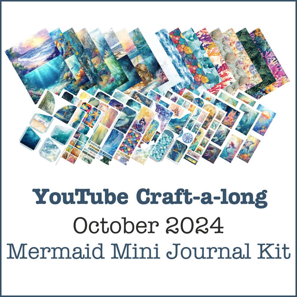 October 2024 Mini Journal Kit - Mermaid Lagoon