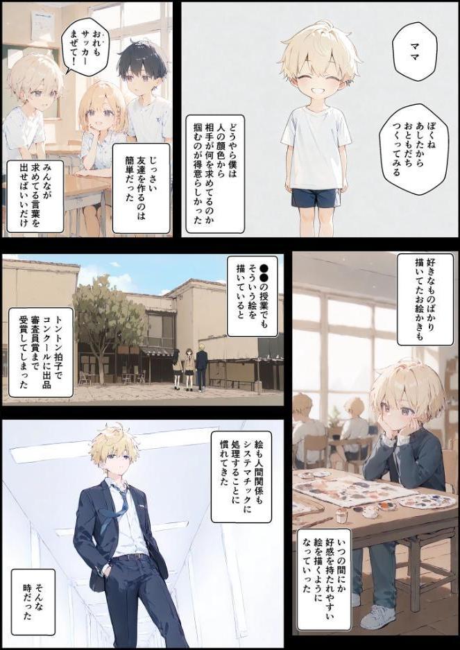 君と僕の額縁 モザイク版
