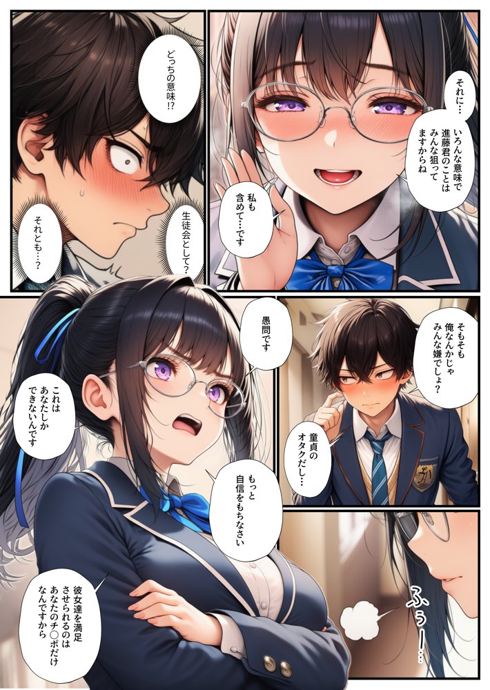 男が僕しかいない学園でギャル達の性処理係に任命されちゃった件