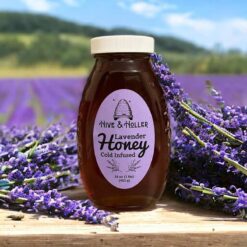 Lavender Honey 1lb glass bottle
