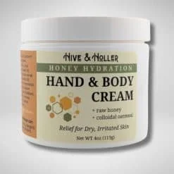 4oz container of hand cream