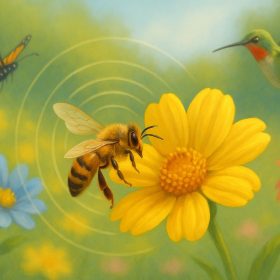 Flowers here the buzz