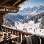 enneigement le grand bornand depuis chalet sur pistes