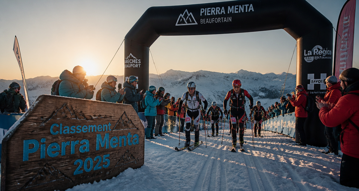 Classement Pierra Menta 2025 arrivée équipes