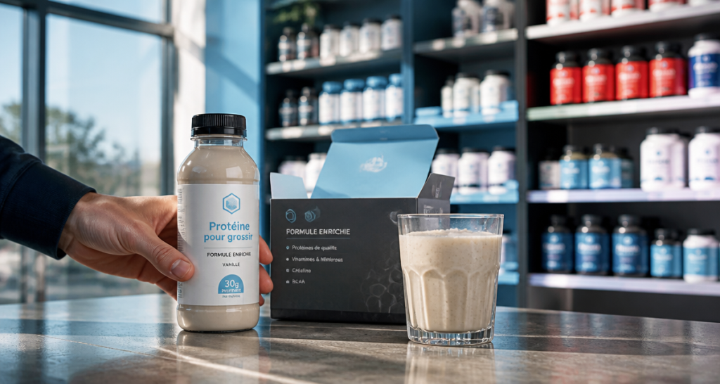 Protéine pour grossir en pharmacie : les solutions cliniques pour une prise de poids contrôlée