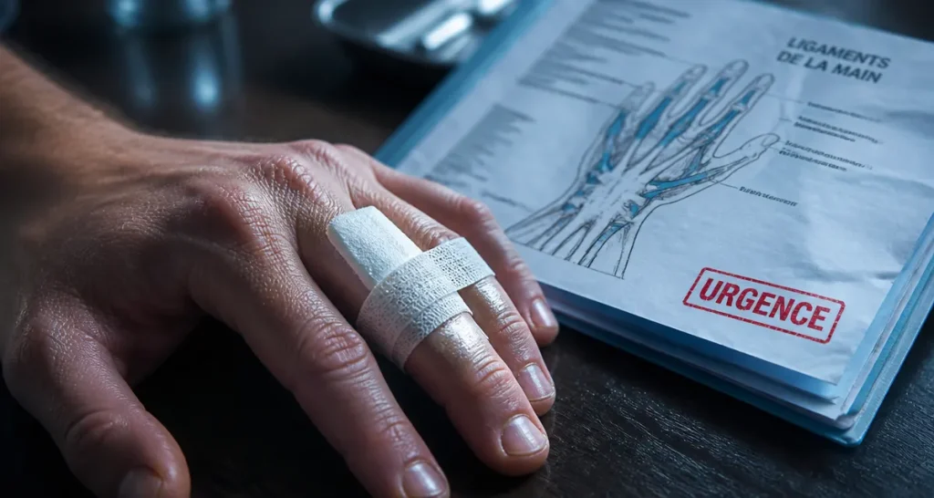 Entorse ou luxation du doigt : 3 signes pour identifier une lésion ligamentaire