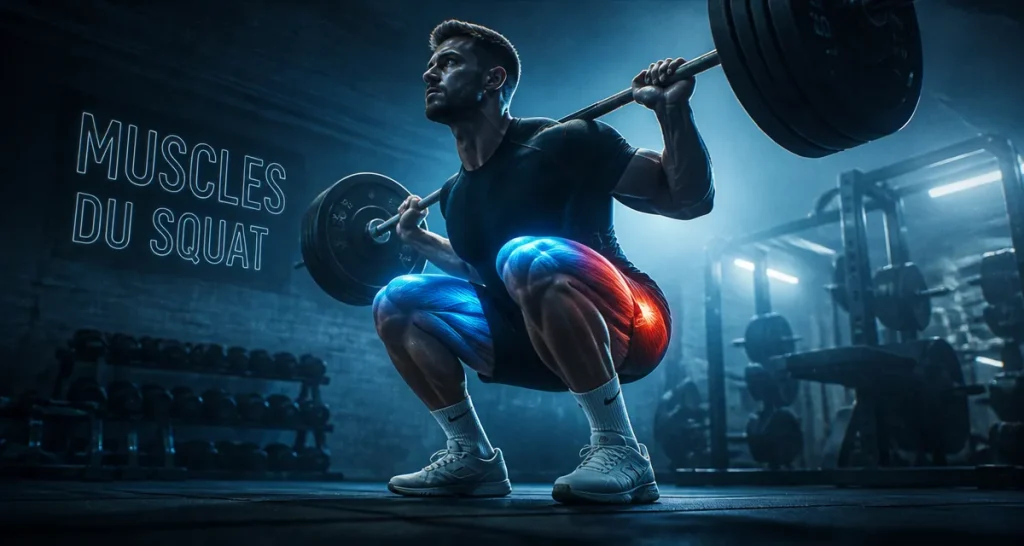 Quels muscles travaille le squat ? Anatomie, variantes et erreurs techniques