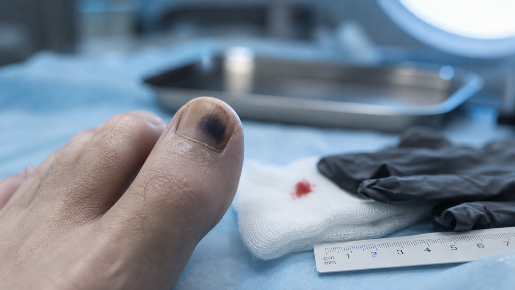 Ongle d’orteil noir : causes, quand s’inquiéter et comment le soigner