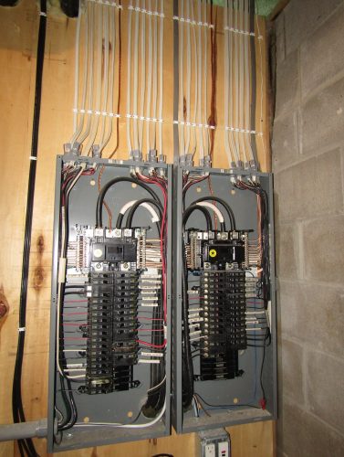 Neat electrical wiring