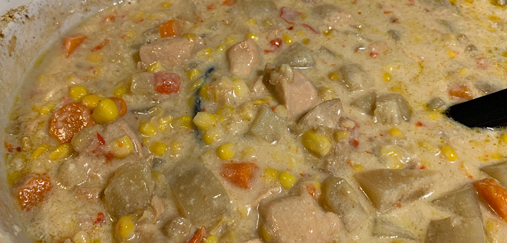 chicken corn chowder spicy