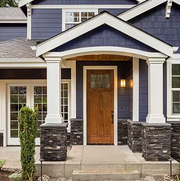 front door of home