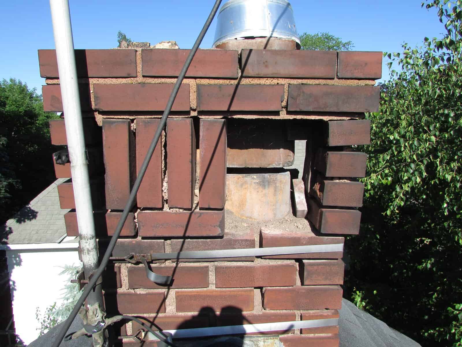 Chimney in need of repair