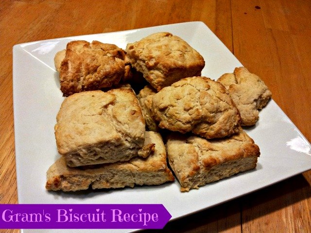 Gram's biscuits on a plate