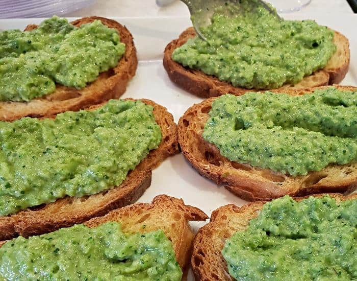 Add bruschetta to crostini