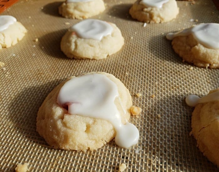 Let drizzle dry before eating