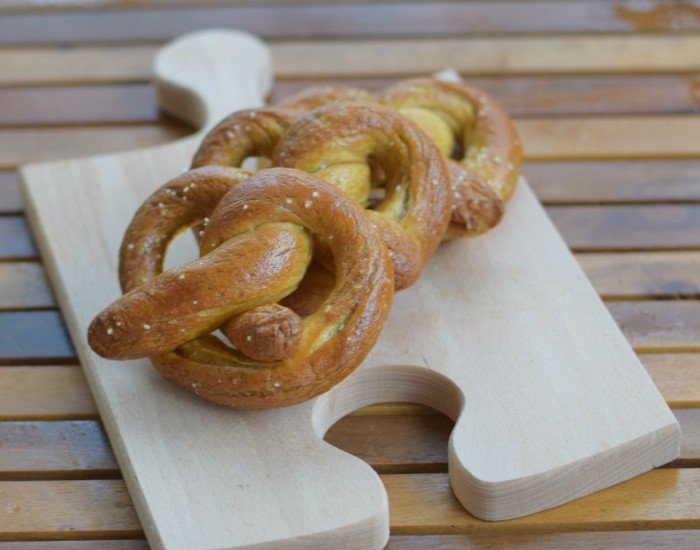 Make your own soft pretzels at home