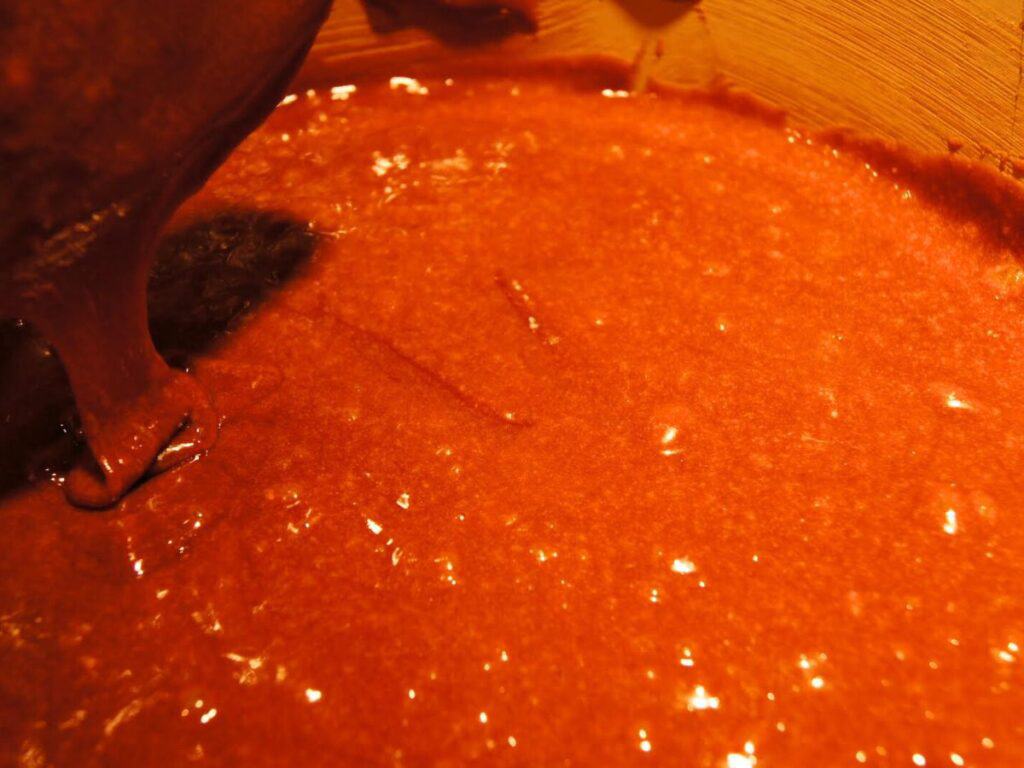 Image shows surprise brownies batter.
