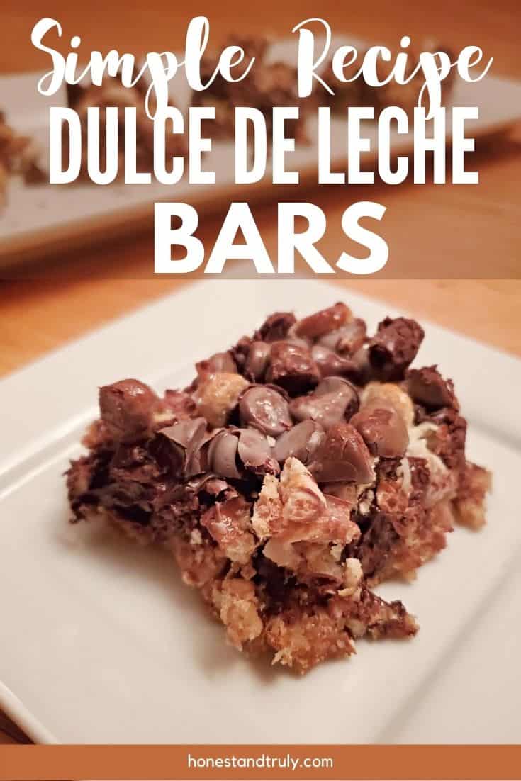 Sweet and salty bar on a plate close up