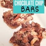 Tray of dulce de leche magic bars