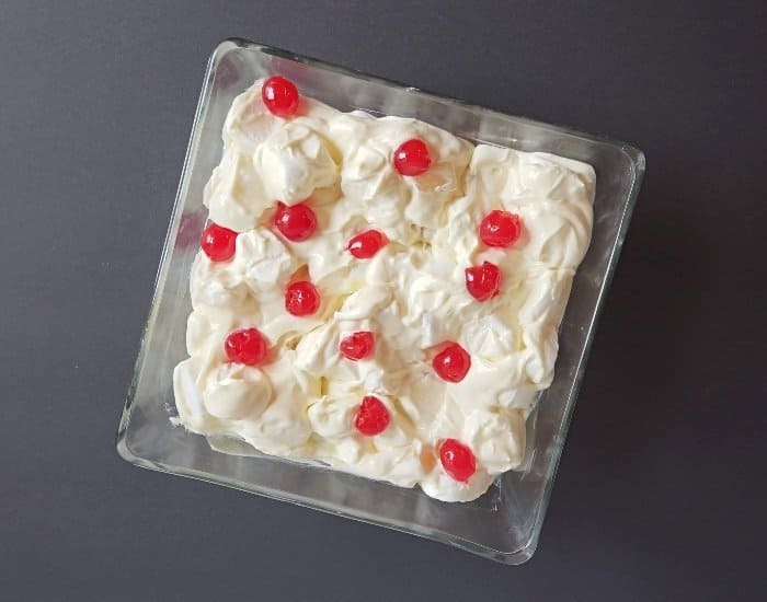 Pineapple cherry marshmallow salad
