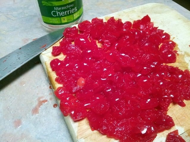 Maraschino cherries for cherry cookies