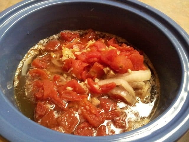 Italian pot roast once crock pot has finished cooking