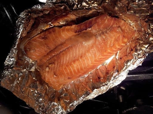 Soy Ginger Salmon ready to eat