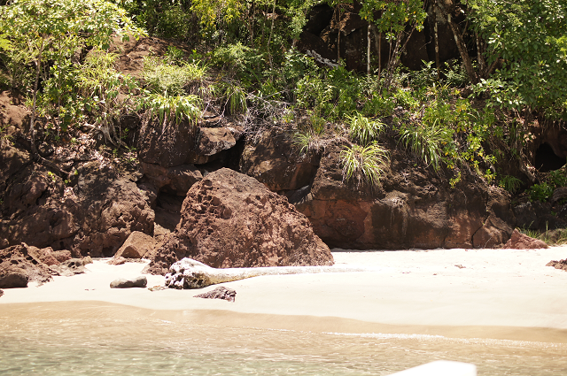 Beach we stopped at in St Lucia for swimming and snorkeling