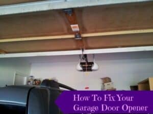 How to reengage your garage door opener