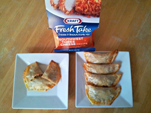 Wonton Empanadas with Kraft Fresh Take