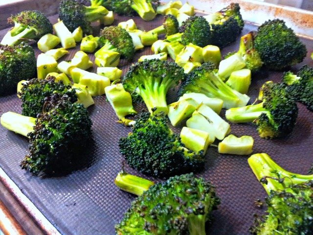 Roasted broccoli keeps us all healthy #shop