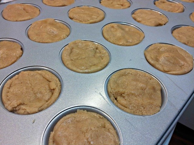 Place the lids on your cookies, and they're ready to bake