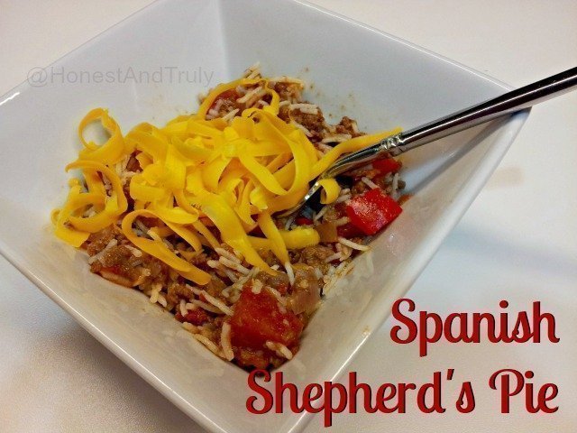 Spanish Shepherd's Pie - a continental twist on an old English favorite