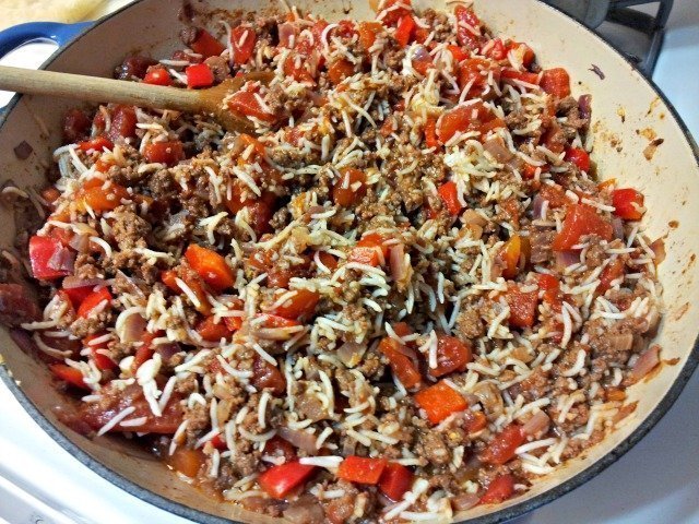 Spanish shepherd's pie is a great leftovers dish